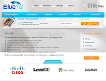 Tablet Screenshot of bluetel.com